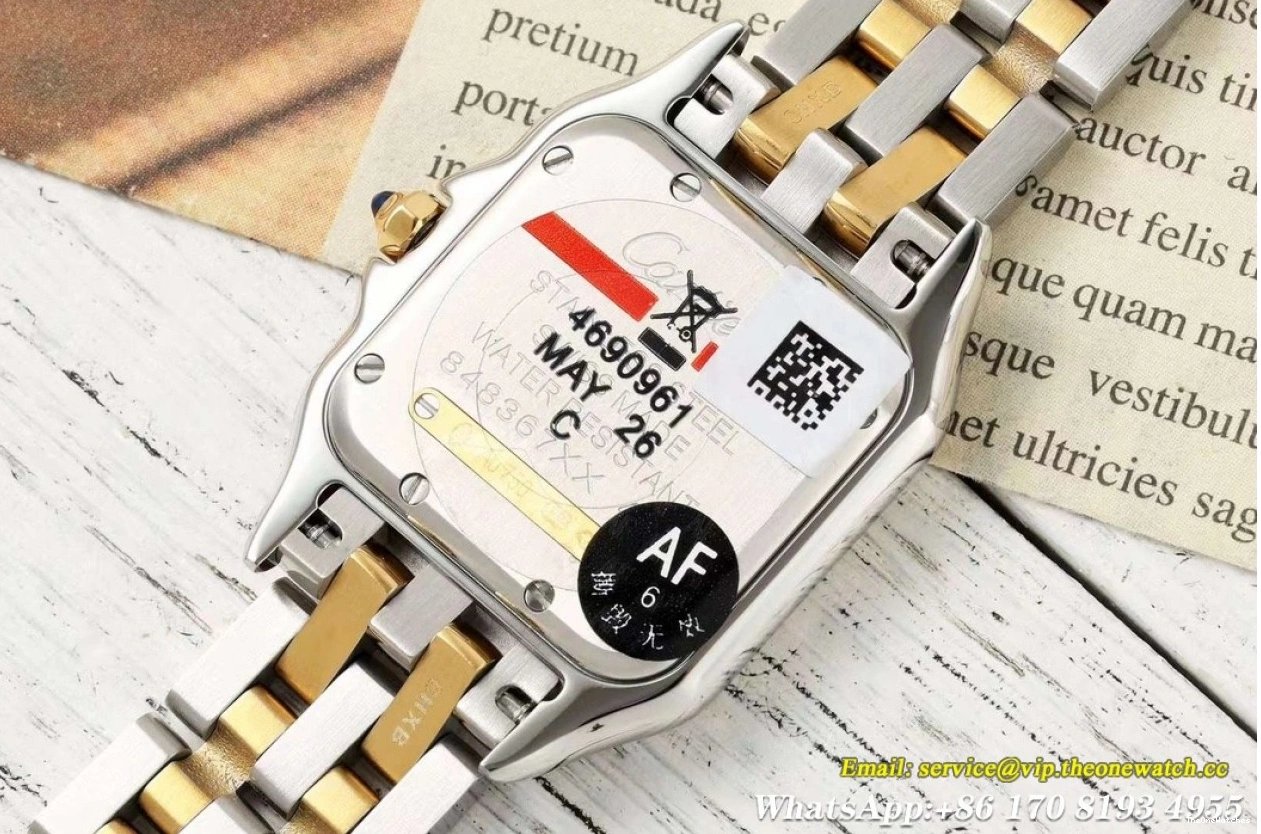 Ladies Quartz Panthere Secrete Dia De Gold SS Dial Brown AF 27mm YG 0103